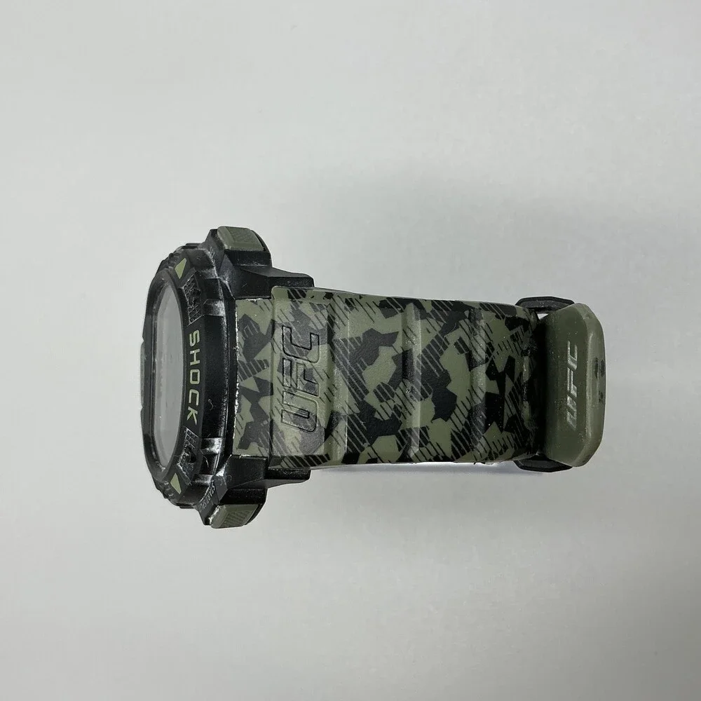 Timex UFC TW4B27500 Mens Watch 45mm Digital Shock Gray Camo Green Resin 100M